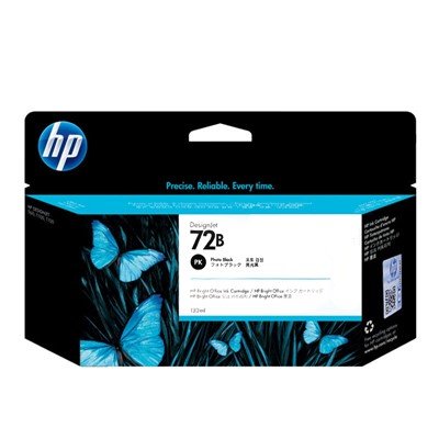 惠普（HP）3WX07A 72 亮光黑墨盒 适用绘图仪T610/T770/T790/T795/T1300/1708