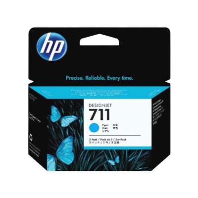 惠普（HP） CZ134A  711C青色墨盒  (适用T120 T520 T530绘图仪） 