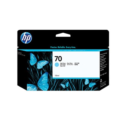 惠普（HP）70  原装浅青色墨盒（适用于Z2100/Z5200/Z5400打印机绘图仪)130ML